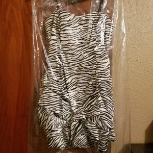 zebra print dress